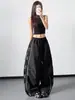 Calças pretas de secagem rápida estilo hip-hop para mulheres, novo modelo de verão 2026, calças jogger de corte solto, calças esportivas casuais