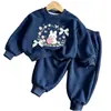 Conjunto de Ropa para Niña 2026 Primavera Nuevo Cómodo Casual Sudadera y Pantalón de Chándal Elegante Lindo Deportivo Conjunto de Dos Piezas para Bebés Niñas