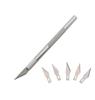 Faca de escultura terno escultura artesanato faca hobby faca metal haste caneta faca borracha carimbo papel corte modelo faca escultura