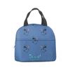 Bolsa de almuerzo Stitch de tela Oxford con dibujos animados, bolsa para conservar el calor, bolsa de aluminio para picnic, bolsa de almuerzo portátil