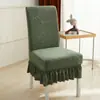 Fundas Textiles Panya para Mesa de Comedor y Sillas, Cojines, Fundas para Respaldo de Silla, Juego de Fundas Elásticas Espesadas Universales para Taburetes para Uso en el Hogar