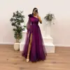 Transfronterizo 2024 Europeo y Americano Primavera y Otoño Nuevo Vestido de Malla Estampado con Hombro Descubierto Informal Suelto para Fiesta