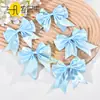 Lazo de Cola de Golondrina de Doble Capa en Stock para Ropa, Juguetes, Regalos, Accesorios para el Cabello DIY Hechos a Mano, Accesorios de Lazo de Cinta de Poliéster