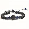 AliExpress Amazon Lançamento Pulseira Masculina Glamour Moda Luxo Olho de Tigre Pulseira Artesanal Joia