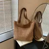 Bolso de Mano Tejido de Verano Bolso de Playa para Vacaciones 2026 Nuevo Gran Capacidad Cesta de Verduras Bolso de Mano Bolso de Playa
