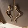 Manijas de Puerta Creativas, Manijas de Puerta de Vidrio para Hotel, Manijas de Puerta con Diseño Único, Manijas de Puerta Personalizadas para Habitaciones Privadas, Hechas a Medida