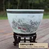 Tanque de Peces Grande de Cerámica para Sala de Estar, Tanque de Loto, Tanque de Agua Doméstico Jingdezhen al por Mayor, Tanque de Piso Extra Grande para Koi