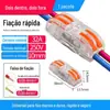 Conector de fio elétrico multi-função de duas posições com terminal rápido PCT SPL-12345 4 quadrados dois em dois