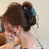 Pinza para el pelo grande de lunares estilo coreano para cabello grueso, pinza de tiburón dulce y elegante para la parte trasera de la cabeza, accesorio para el cabello de alta gama y exquisito