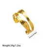 Producto Transfronterizo Más Vendido de Amazon: Brazalete Hidráulico de Acero Inoxidable Chapado en Oro de 18 Quilates, Versátil para el Viaje Diario, Venta al por Mayor desde el Fabricante
