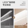 Varal Elétrico Ajustável em Altura para Uso Doméstico, Controle Remoto Inteligente, Varão de Roupa Invisível Elevatório para Sacada com Iluminação Ajustável