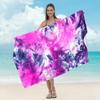 Toalla de Playa de Microfibra Transfronteriza para Adulto Estampada para la Playa Chal Protector Solar Absorbente Toalla para Nadar de Secado Rápido Toalla de Baño
