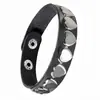 Set de 6 pulseras de cadena estilo punk europeas y americanas transfronterizas, pulseras personalizadas con forma de corazón para hombre
