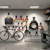 Gancho de Garaje Engrosado de Alta Resistencia Hierro Forjado Manguera Manguera de Agua Gancho de Metal Estante de Almacenamiento Estantería Almacenamiento Colgador de Bicicleta