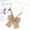 Gravata Borboleta de Pena Feminina Uniforme Jk Cor Sólida Estilo Preppy Camisa Uniforme Escolar Acessórios Roupa de Marinheiro Decoração de Laço Pequenos Objetos Tendência