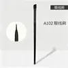 Wang Feifei con cuchilla de cepillo para cejas A101A102, pincel de maquillaje con cabezal oblicuo, pincel delineador de ojos, pincel para labios, delineador de ojos hacia abajo