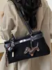 Elegante Bolso de Axila para Viajes Diarios Modelo Nuevo 2026, Bolso de Mano con Contraste de Color, Bolso Tote Cruzado, Bolso de Hombro Versátil y a la Moda