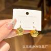 Pendientes vintage usados moda versátil lujo ligero pendientes de alta gama productos de nicho retro fabricante al por mayor tachuelas para orejas