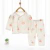 Sudadera de Verano para Recién Nacidos Conjunto de Dos Piezas para Bebé Algodón Puro Transpirable Ropa para Gatear Niños y Niñas Seguridad Clase A