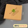 Bolsas de Papel Personalizadas a Prueba de Grasa para Pasteles, Pasteles Sabor Salsa Tujia, Pasteles de Carne Fresca, Material Laminado de Papel Kraft, Pasteles Asados al Fuego, Bolsas para Panqueques