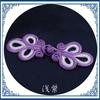 Hebilla de Plato Cheongsam Hebilla Tejida a Mano de Tres Hojas de Dos Ruedas Vestido Traje Tang Botón Decorativo Chino Caja de Regalo Accesorios de Estilo Étnico
