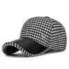 Otoño e invierno nuevo gorra de béisbol de lana pata de gallo talla M estilo coreano juvenil todo partido estilo pequeño fragante gorra de pico de pato
