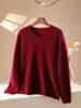 Blusa de tricô floral com decote V e detalhes de nervuras e miçangas para mulheres, com textura fina e brilhante, macia e ajustada ao corpo, adequada como camada base