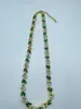 Moda Transfronteriza Europea y Americana Personalidad Forma de Hoja Fresca Diamante Marquise Collar Clavícula Diseño de Nicho Colgante de Diamante Colorido para Mujeres Exquisito