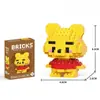 Juguetes de Bloques de Construcción de Muñecos de Dibujos Animados, Juguetes Educativos de Ensamblaje de Bloques de Construcción de Micropartículas para Niños, Adornos DIY, Regalos, Venta al por Mayor