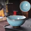 Taza maestra de flor de hielo, pequeña taza de té de hierro negro, taza individual, juego de té personal, taza de cerámica, taza de grieta de hielo, tazas de té de kung fu