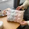 Nuevo Neceser Coreano Plegado Nube, Bolso de Mano de Gradiente Arcoíris de Alta Gama, Neceser de Gran Capacidad para Salidas