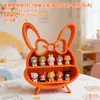 Decoração de Casa de Bonecas com Laço 3D Modelo de Armário Suporte de Exibição Multicamadas Brinquedo Bule Camada de Exibição de Perfume Prateleira de Exibição em Camadas