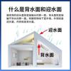 Material impermeable en la superficie del agua trasera, fuga en la pared interior, tipo alcali-resistente, recubrimiento impermeable anti-permeabilidad contra la presión del agua de retorno, control de agua húmeda en el sótano