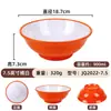 Tigela Dupla Cor para Macarrão Comercial de Melamina, Espessada, Resistente ao Calor, Inquebrável, Tigela de Bambu para Macarrão, Tigela Especial para Restaurantes de Macarrão, Tigela de Sopa Ramen Estilo Chinês