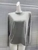 Tela mágica y confección europea y americana Jin Jie *falditas* cuello redondo manga corta holgada manga larga pantalones cortos ropa de casa