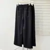 Jeans Reto de Cintura Alta Simples Versátil Outono Novo Plus Size 100kg para Mulheres Curvilíneas, Calça Longa Emagrecedora para Mulheres 1027