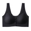Sujetador con hebilla delantera sin costuras para mamás, ropa interior con hebilla delantera para mujeres embarazadas de mediana edad y mayores, sujetador sin aros de talla grande