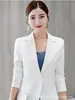 Traje Pequeño para Mujer 2025 Primavera y Otoño Nuevo Estilo Elegante Versátil Delgado Traje Chaqueta Corta Larga de Manga Larga Estilo Coreano Delgado