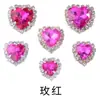 Fábrica en stock suministro directo estilo amor cobre puro vidrio diamante accesorios de diamante cosidos a mano accesorios para el cabello hechos a mano por uno mismo materiales para ropa