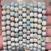 6mm 8mm Pedra Natural Cristal Ágata Canto Chanfrado Quadrado DIY Pulseira Colar Acessórios de Joias Produtos Semi-Acabados Atacado