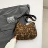 Bolso de Mano Vintage Moda Bolso de Estampado de Leopardo para Mujer Bolso de Mujer 2024 Nuevo Otoño e Invierno Bolso de Hombro de Alta Gama para Mujer