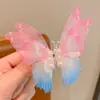 Grampo de Cabelo de Flor para Mulheres, Acessório Tendência para Sessão de Fotos, Atmosfera Vintage de Fada, Estética Azul, Novo Estilo Chinês Presilha Lateral