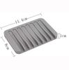 Venta Caliente Transfronteriza Creativo Jabonera de Silicona Antideslizante Drenable Cocina Baño Almacenamiento Estante para Jabón Al por Mayor Antimoho