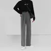 Pantalones casuales holgados de pierna recta estilo coreano de alta gama para hombre, pantalones largos de pierna ancha para otoño, venta al por mayor de pantalones de traje para hombre