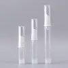 Frasco Recarregável de Base Líquida, Tipo Pressão Antioxidação a Vácuo Bico de Pato Loção Cosmética para Olhos, Amostra Portátil para Viagem