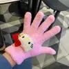 Suministro directo de fábrica suministro directo de fábrica nuevos guantes de felpa de castorcito lindo loopy forro polar coral estudiantes puntos para montar