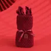 Toallas Festivas Rojas de Souvenir para Regalos Navideños, Lindos Osos y Conejos de Dibujos Animados, Toallas de Coral Fleece al por Mayor
