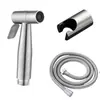 Set de pistola rociadora compañera para inodoro de acero inoxidable transfronterizo, boquilla de bidé portátil, pistola rociadora pequeña de limpieza de inodoros presurizada
