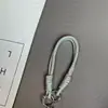 Correa de Muñeca Tejida de Color Sólido Dopamine con Clip Correa para Muñeca de Teléfono Universal Lanyard para Teléfono Llavero