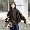 Elegante y moderna chaqueta corta con diseño de piel flockeada, efecto adelgazante, para mujer, nueva colección otoño 2026, que irradia un aura elegante y sofisticada